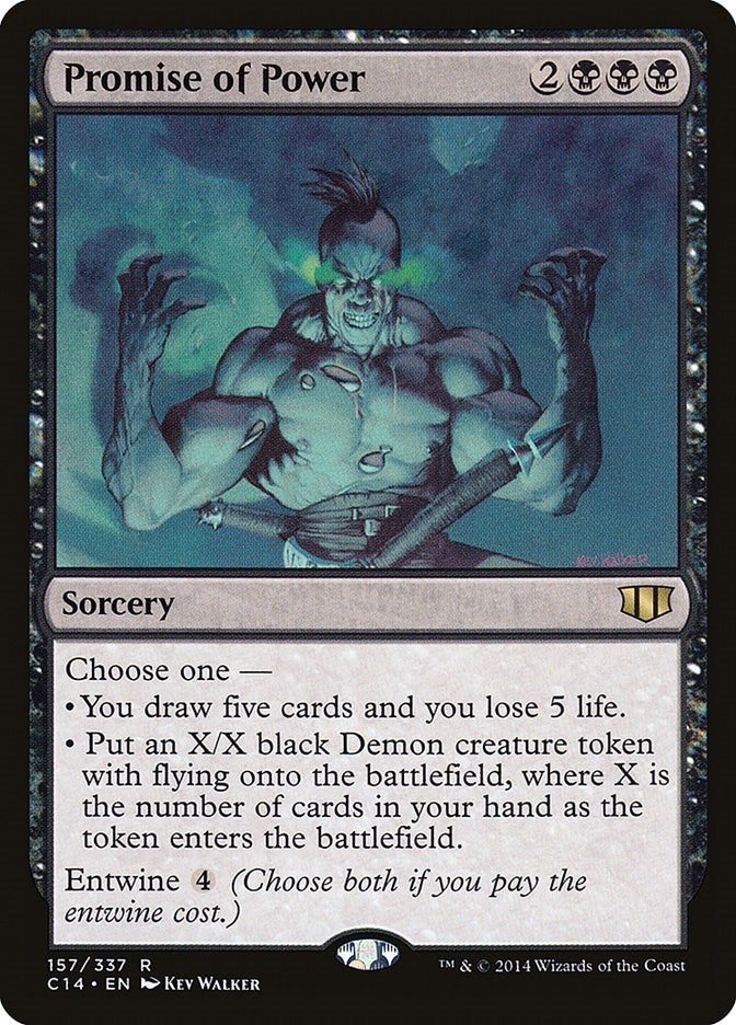 Image for Promise of Power (157) (Commander 2014) (C14) - Magic: The Gathering