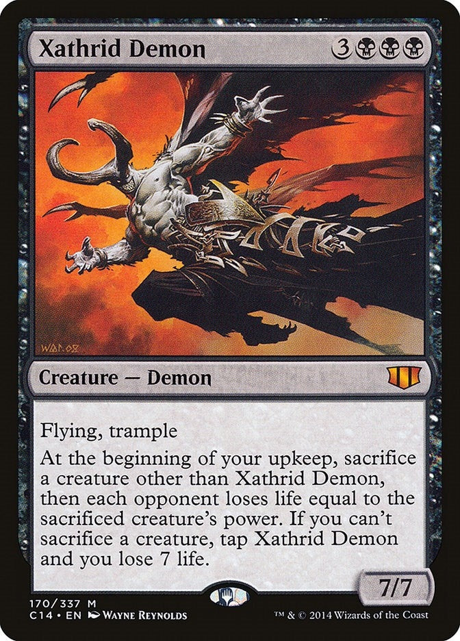 Image for Xathrid Demon (170) (Commander 2014) (C14) - Magic: The Gathering