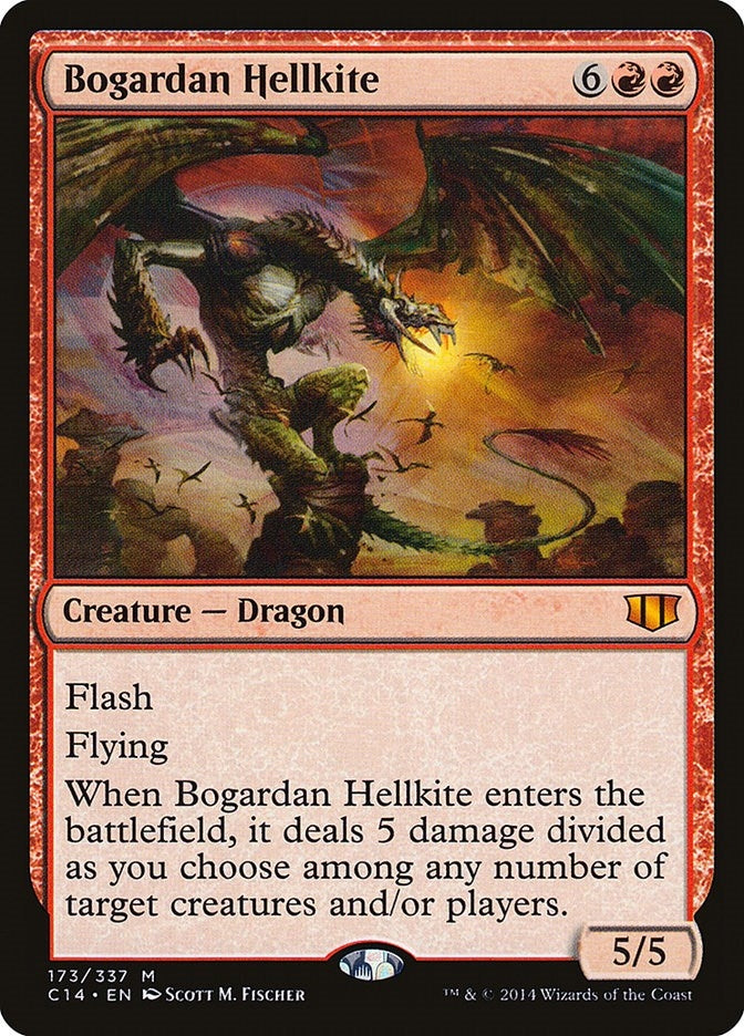 Image for Bogardan Hellkite (173) (Commander 2014) (C14) - Magic: The Gathering