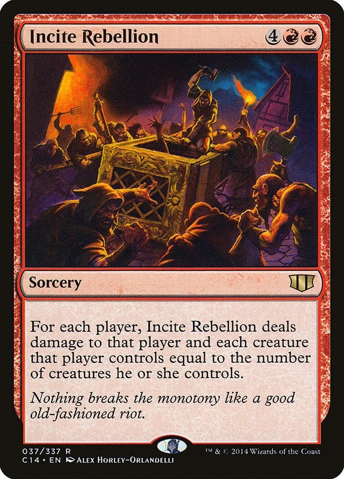 Image for Incite Rebellion (37) (Commander 2014) (C14) - Magic: The Gathering