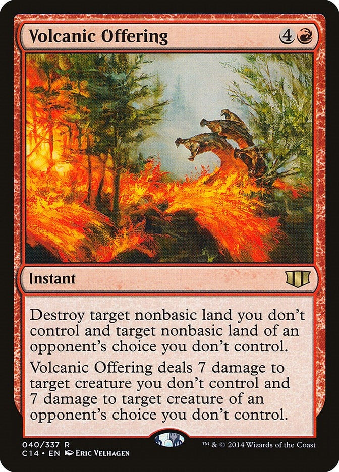 Image for Volcanic Offering (40) (Commander 2014) (C14) - Magic: The Gathering