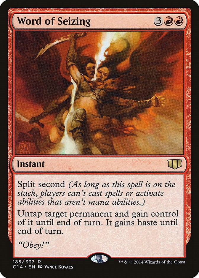 Image for Word of Seizing (185) (Commander 2014) (C14) - Magic: The Gathering