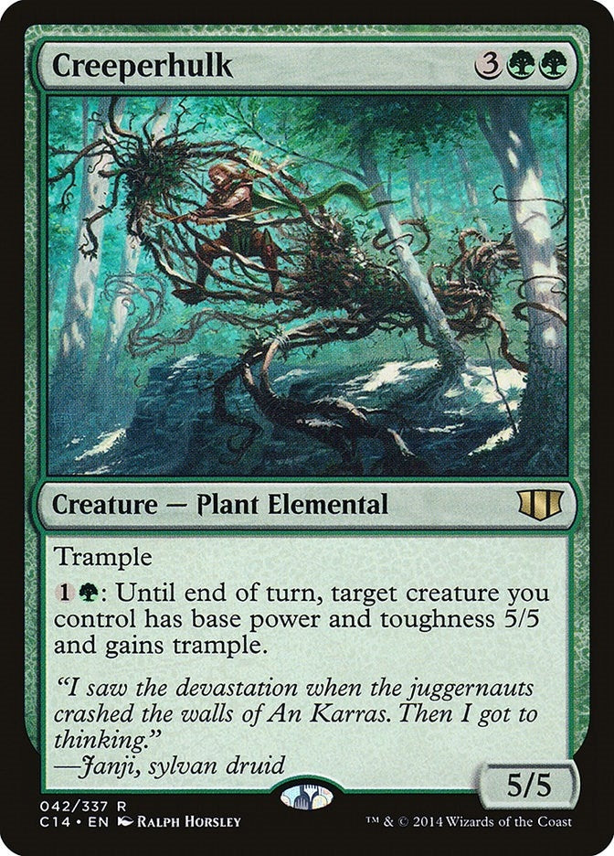 Image for Creeperhulk (42) (Commander 2014) (C14) - Magic: The Gathering