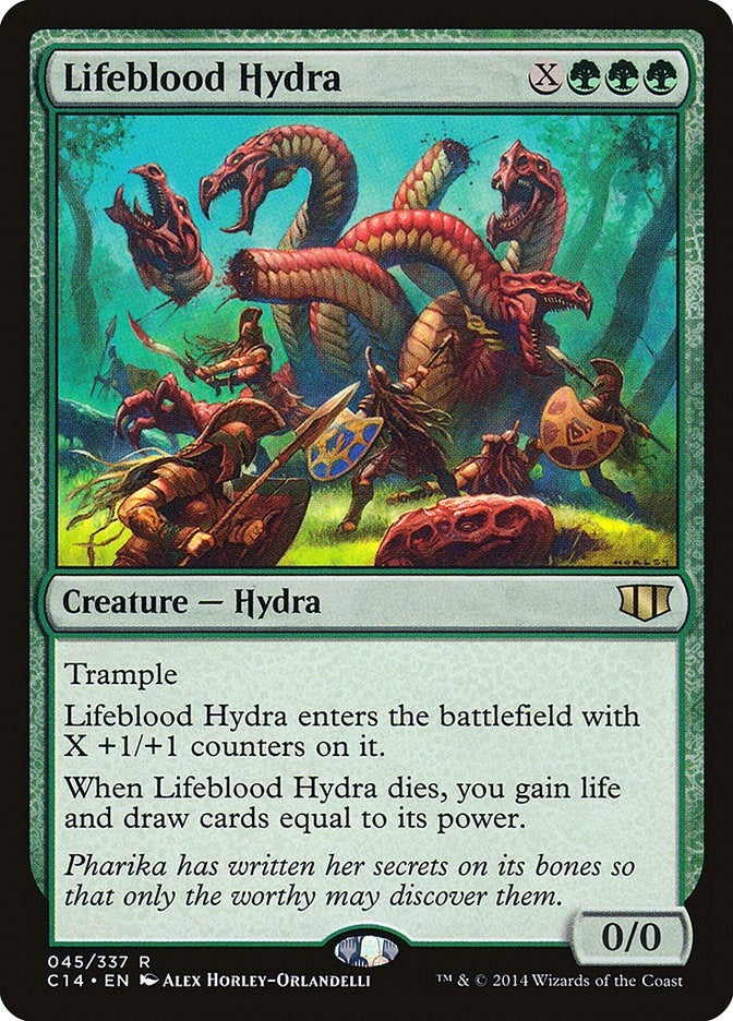 Image for Lifeblood Hydra (45) (Commander 2014) (C14) - Magic: The Gathering