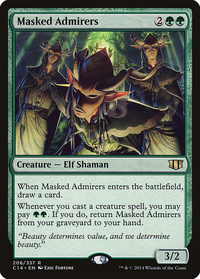 Image for Masked Admirers (206) (Commander 2014) (C14) - Magic: The Gathering