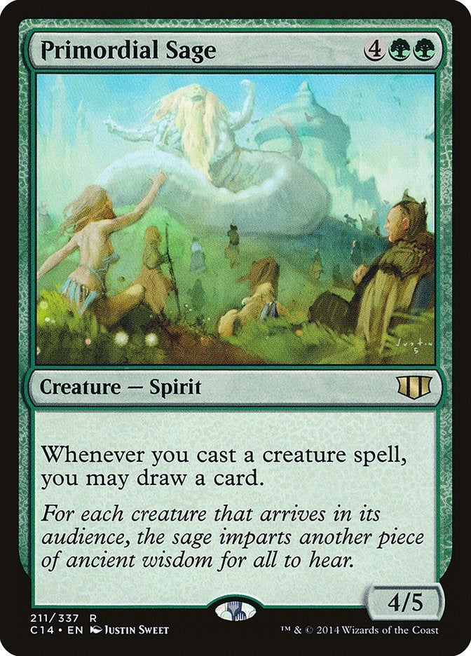 Image for Primordial Sage (211) (Commander 2014) (C14) - Magic: The Gathering