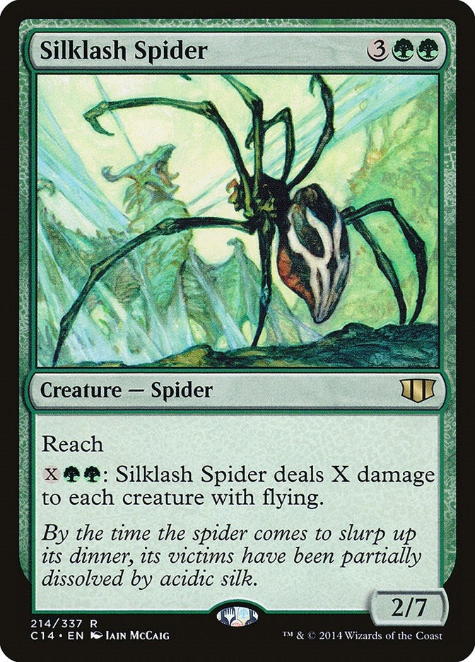 Image for Silklash Spider (214) (Commander 2014) (C14) - Magic: The Gathering