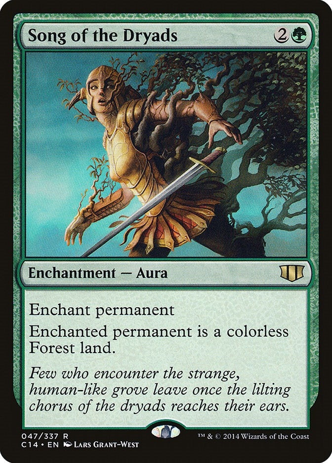 Image for Song of the Dryads (47) (Commander 2014) (C14) - Magic: The Gathering