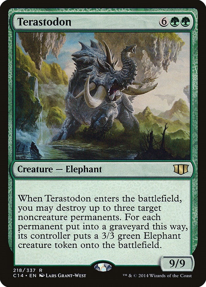 Image for Terastodon (218) (Commander 2014) (C14) - Magic: The Gathering