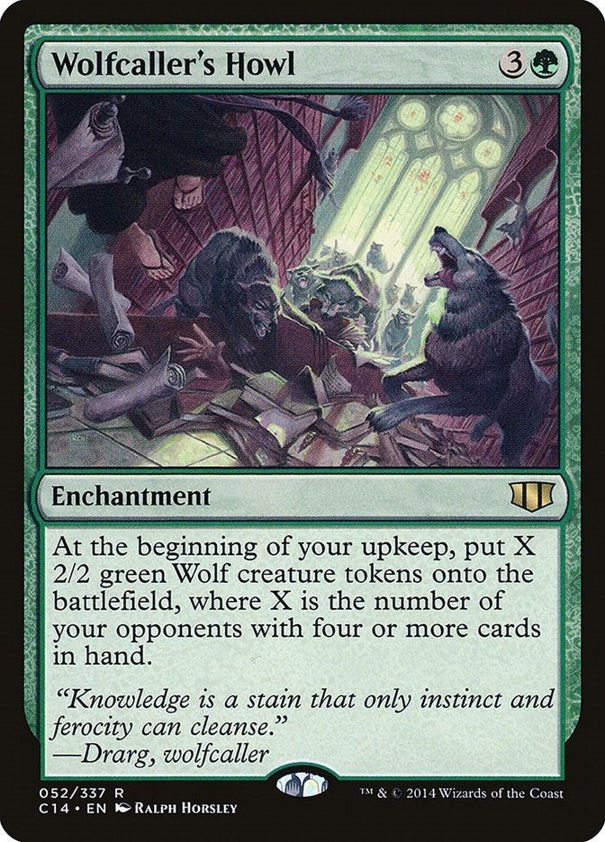 Image for Wolfcaller's Howl (52) (Commander 2014) (C14) - Magic: The Gathering