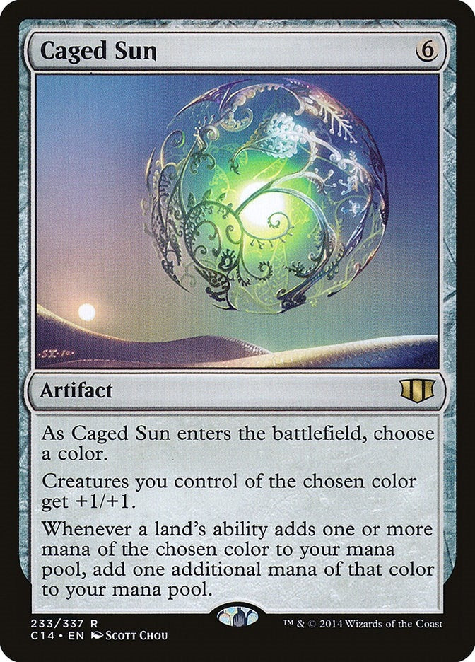 Image for Caged Sun (233) (Commander 2014) (C14) - Magic: The Gathering