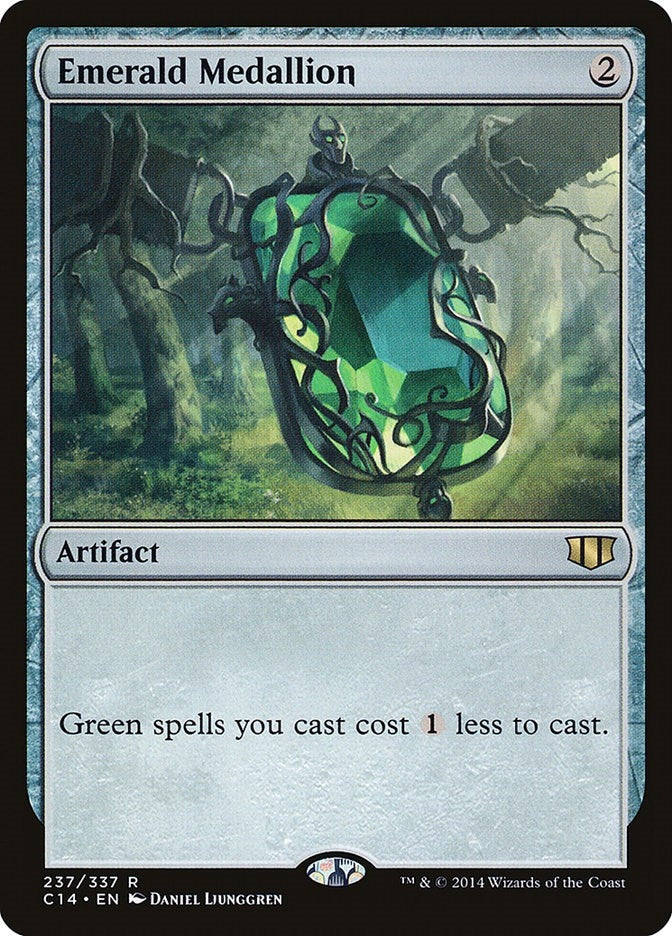 Image for Emerald Medallion (237) (Commander 2014) (C14) - Magic: The Gathering