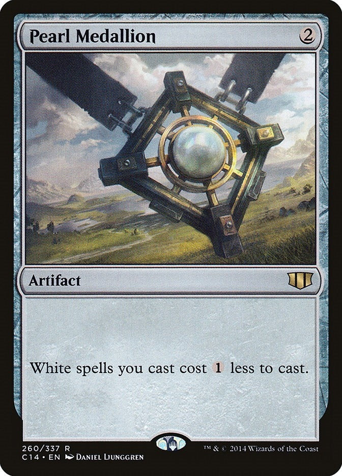 Image for Pearl Medallion (260) (Commander 2014) (C14) - Magic: The Gathering