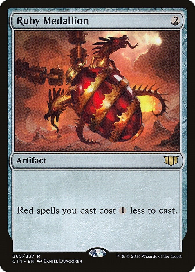 Image for Ruby Medallion (265) (Commander 2014) (C14) - Magic: The Gathering