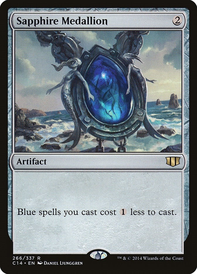 Image for Sapphire Medallion (266) (Commander 2014) (C14) - Magic: The Gathering