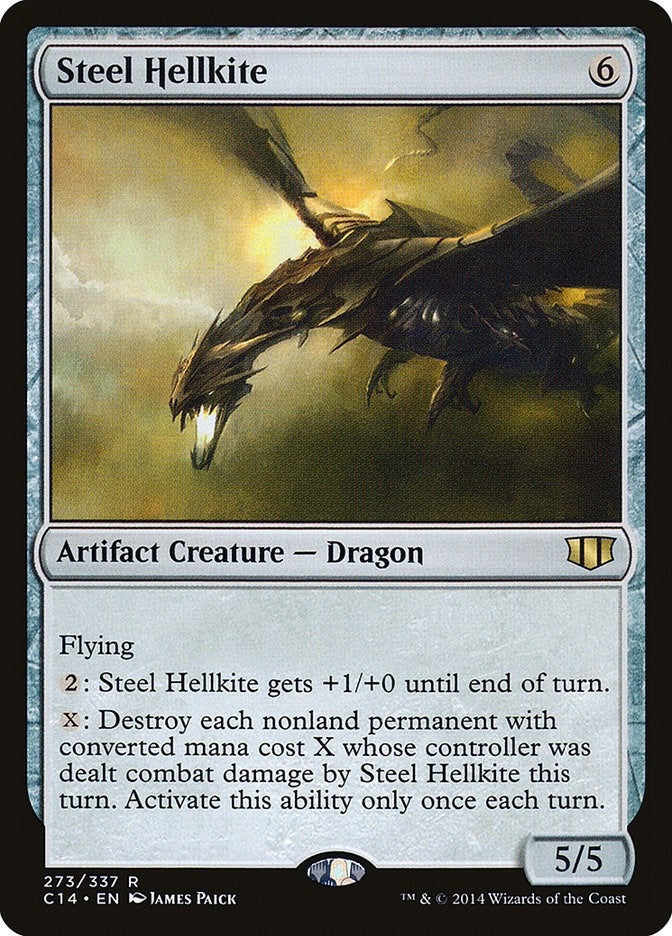 Image for Steel Hellkite (273) (Commander 2014) (C14) - Magic: The Gathering