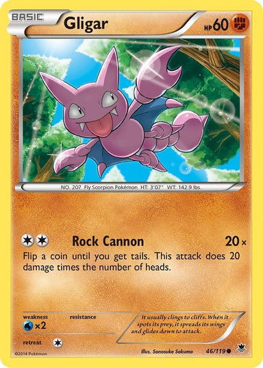 Image for Gligar (46/119) (XY - Phantom Forces) - Pokemon