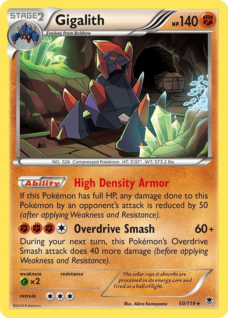 Image for Gigalith (50/119) (XY - Phantom Forces) - Pokemon