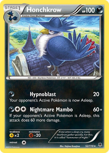 Image for Honchkrow (52/119) (XY - Phantom Forces) - Pokemon