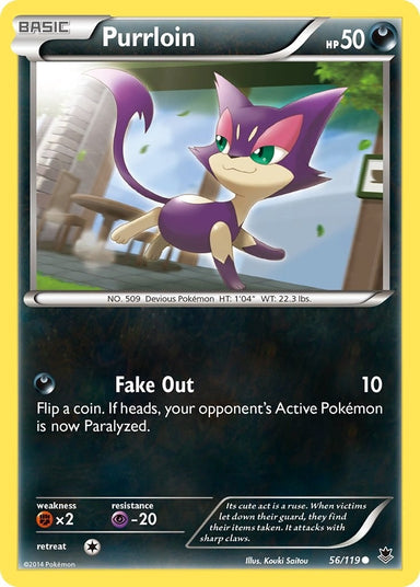 Image for Purrloin (56/119) (XY - Phantom Forces) - Pokemon