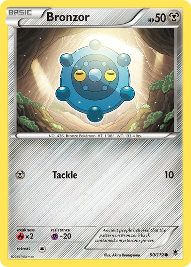 Image for Bronzor (60/119) (XY - Phantom Forces) - Pokemon