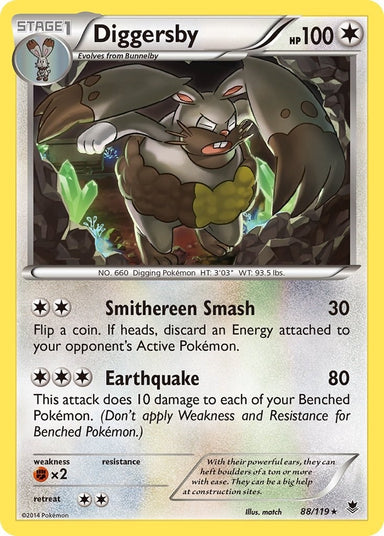Image for Diggersby (88/119) (XY - Phantom Forces) - Pokemon