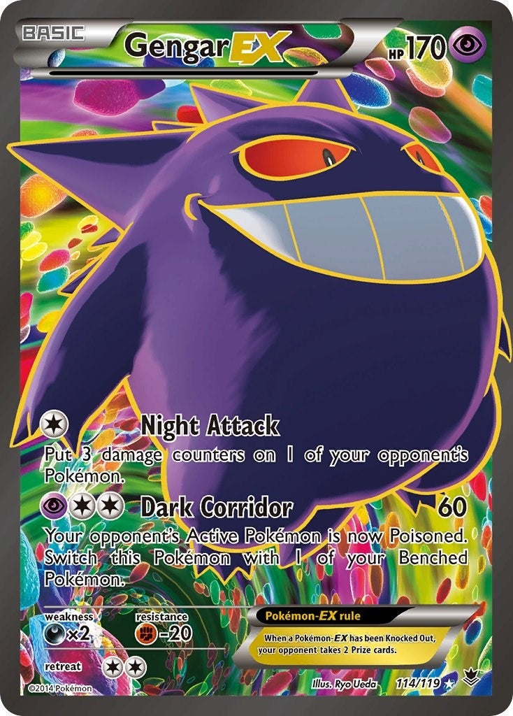 Gengar EX (114 Full Art) (114/119) (XY - Phantom Forces)