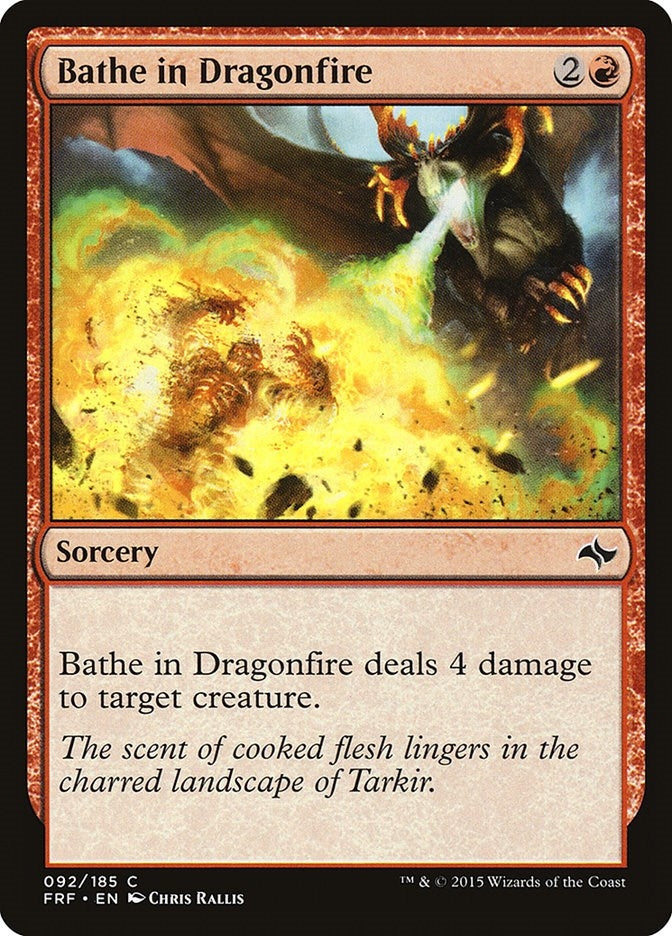 Image for Bathe in Dragonfire (92) (Fate Reforged) (FRF) - Magic: The Gathering