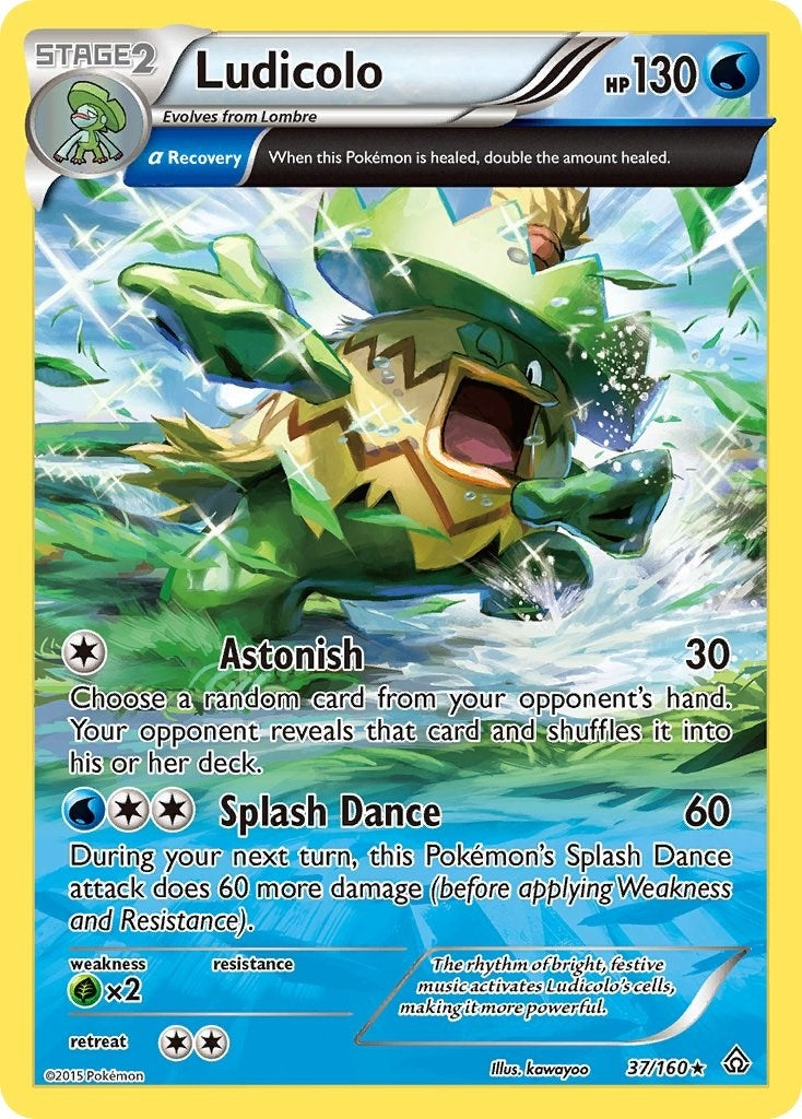 Ludicolo (Alpha) (37/160) (XY - Primal Clash)