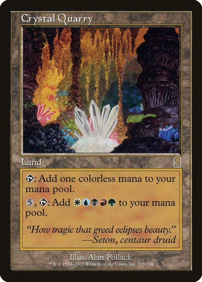 Image for Crystal Quarry (318) (Odyssey) (ODY) - Magic: The Gathering