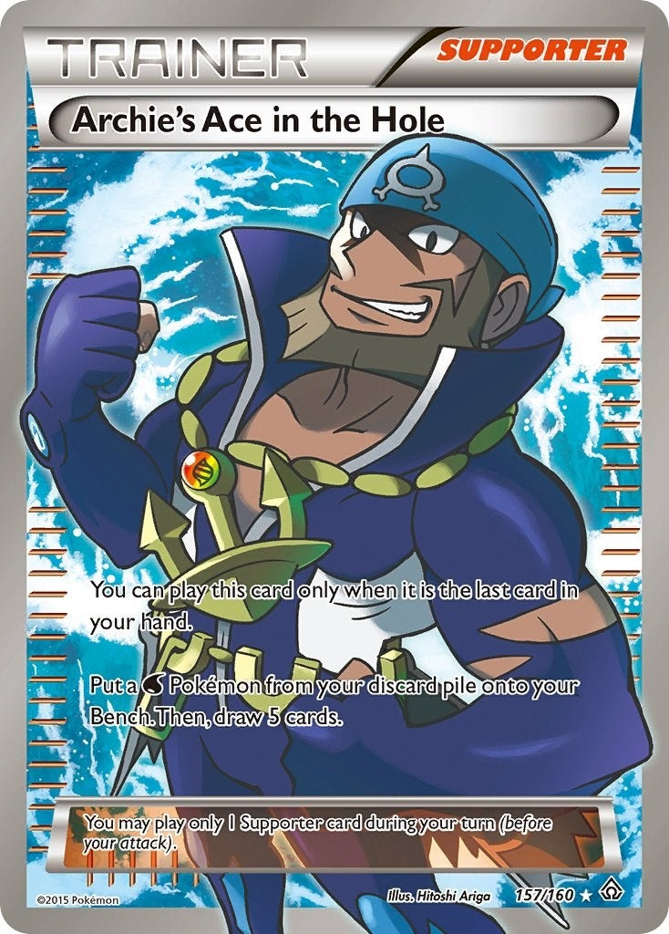Archie's Ace in the Hole (157 Full Art) (157/160) (XY - Primal Clash)