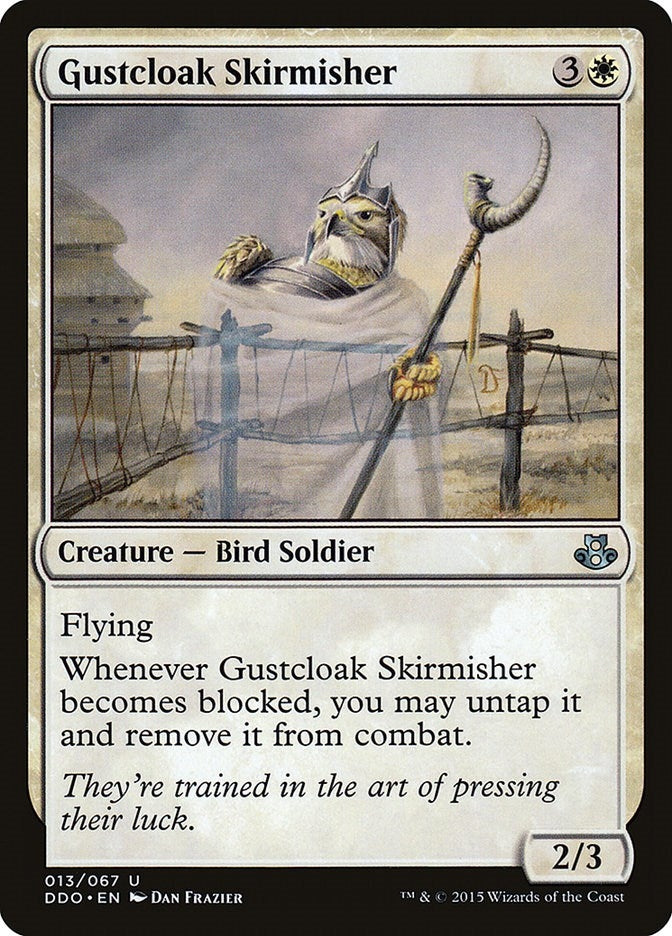 Image for Gustcloak Skirmisher (13) (Duel Decks: Elspeth vs. Kiora) (DDO) - Magic: The Gathering