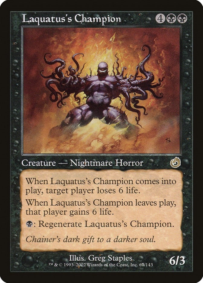 Image for Laquatus's Champion (67) (Torment) (TOR) - Magic: The Gathering