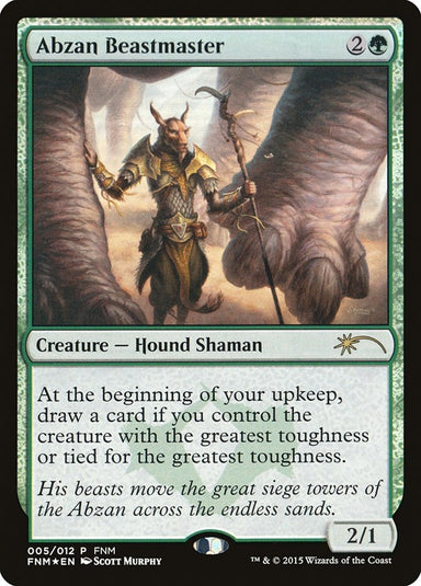 Image for Abzan Beastmaster (5) (FNM Promos) - Magic: The Gathering