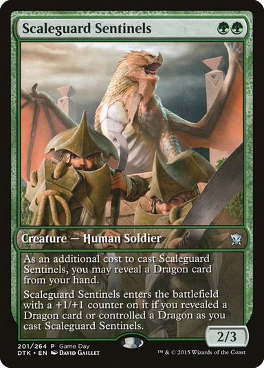 Image for Scaleguard Sentinels (201) (Game Day & Store Championship Promos) - Magic: The Gathering