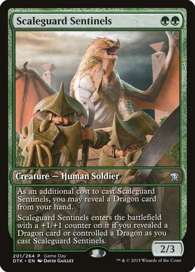 Image for Scaleguard Sentinels (201) (Game Day & Store Championship Promos) - Magic: The Gathering