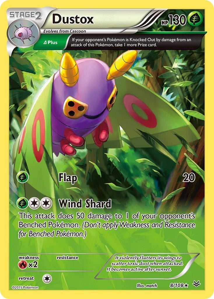 Dustox (8 Delta) (8/108) (XY - Roaring Skies)