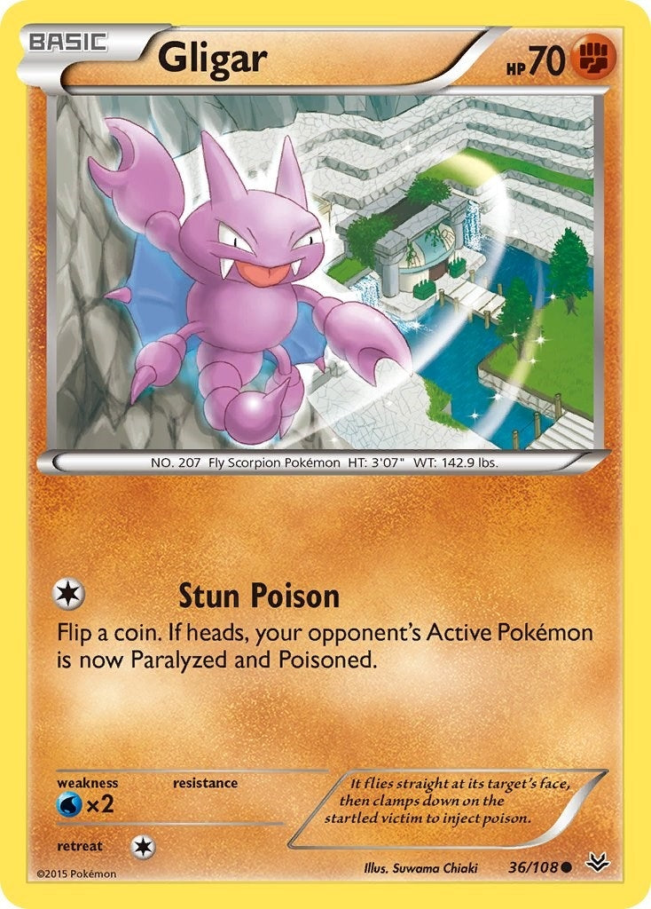 Gligar (36/108) (XY - Roaring Skies)