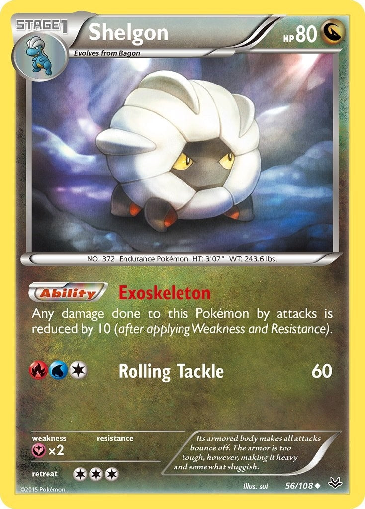 Shelgon (56/108) (XY - Roaring Skies)