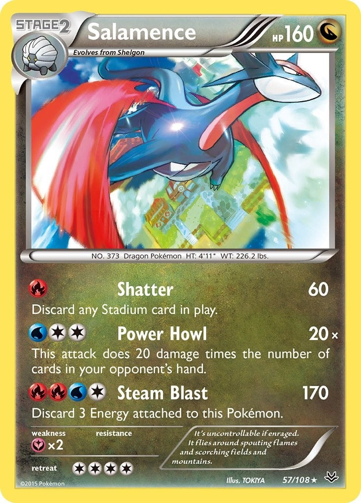 Salamence (57/108) (XY - Roaring Skies)