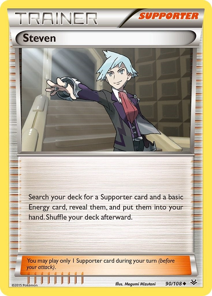 Steven (90/108) (XY - Roaring Skies)