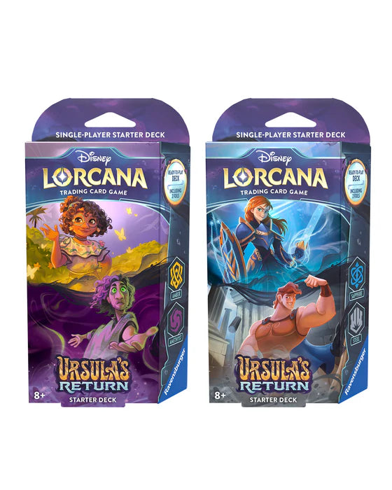 lorcana set 4 starter decks Disney Azurite Sea Review - Ahoy, Illumineers! or if you want to experience the game with a deck designed and tested by Team Lorcana Archazia's Island Disney Lorcana Starter
