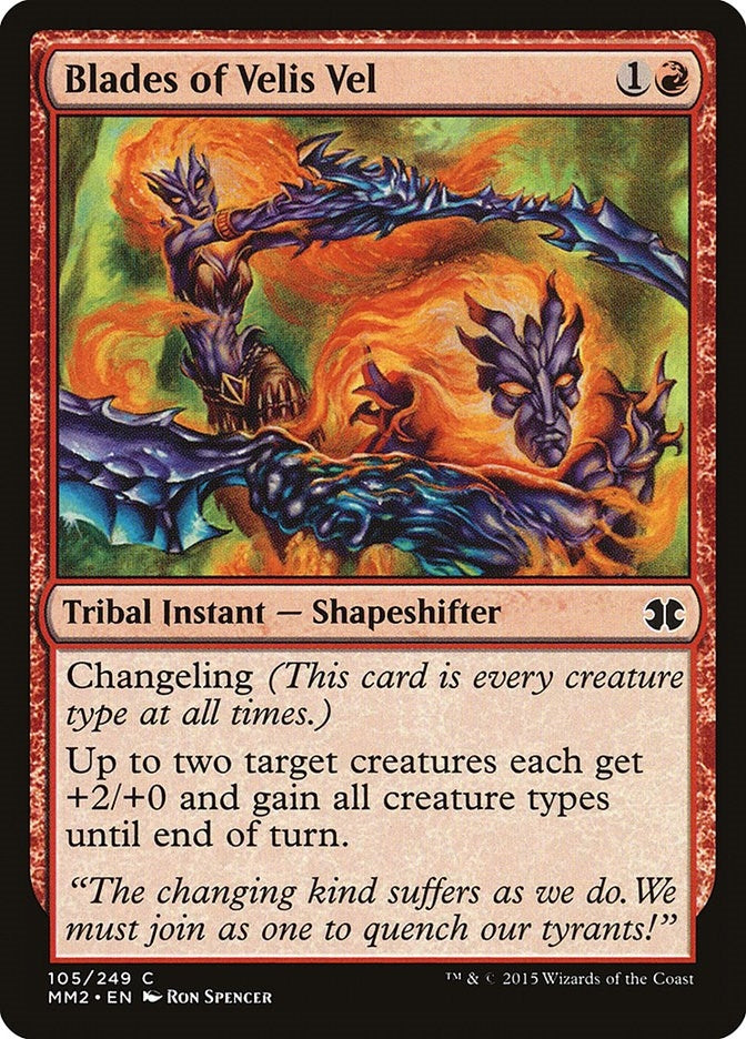 Image for Blades of Velis Vel (105) (Modern Masters 2015) (MM2) - Magic: The Gathering