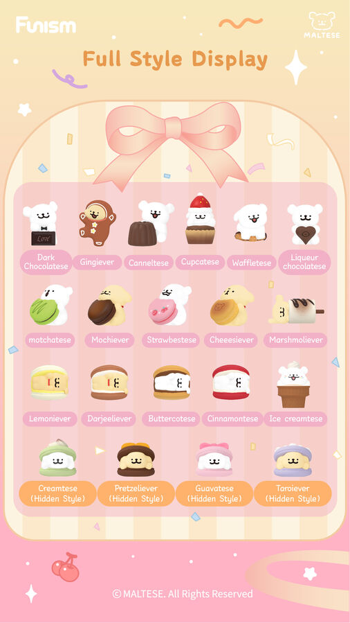 Maltese Sweet Box Series Puppy Face Blind Box