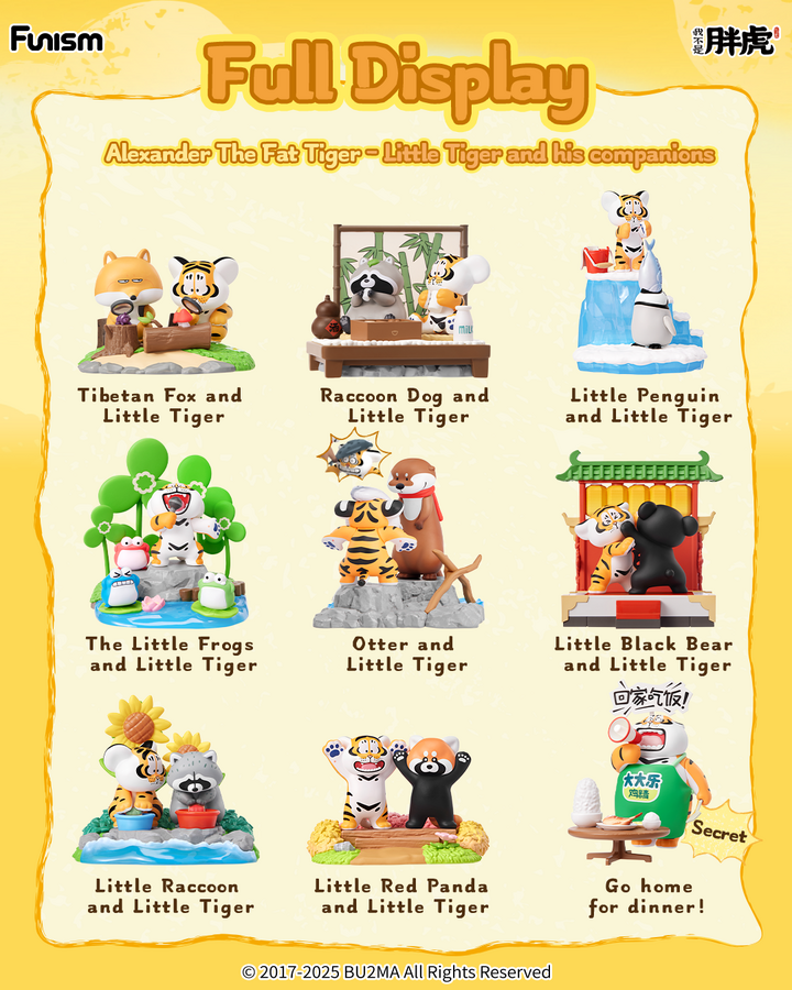 Alexander The Fat Tiger - Little Tiger and his companions Blind Box