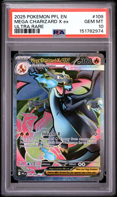 MEGA CHARIZARD EX FA  - PSA 10