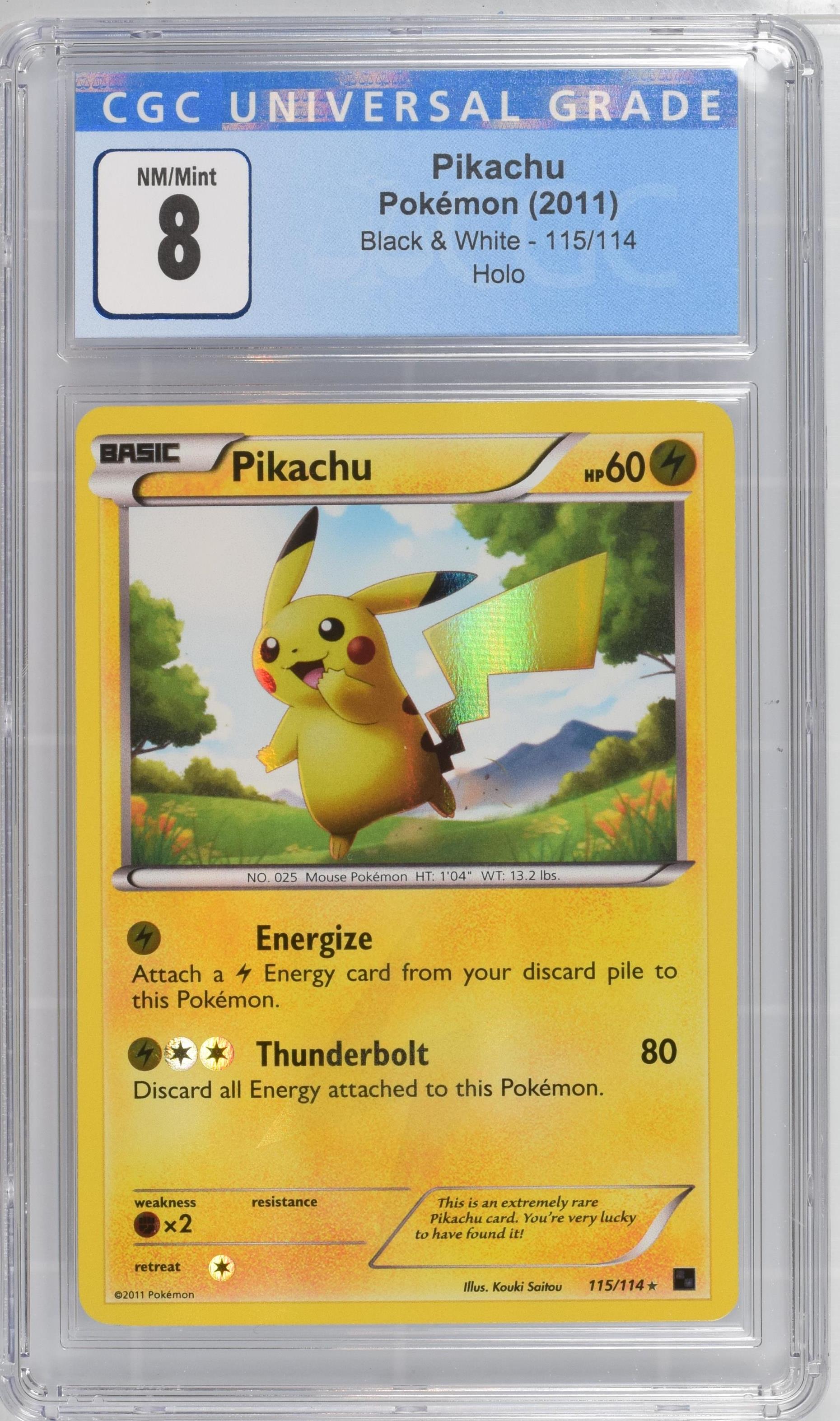 Pikachu - SECRET - CGC 8