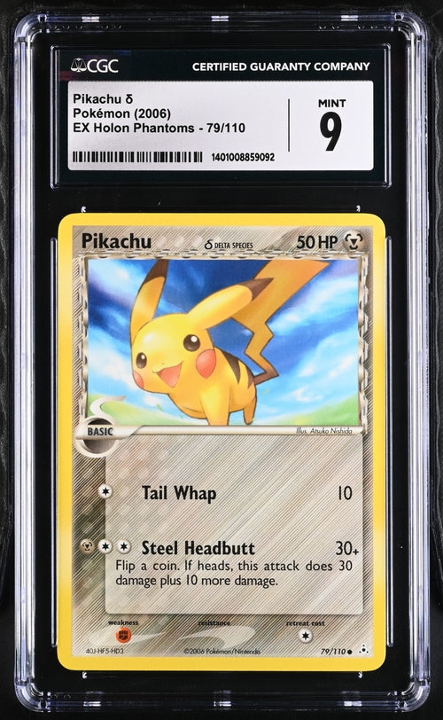 Pikachu - EX Holon Phantoms - CGC 9