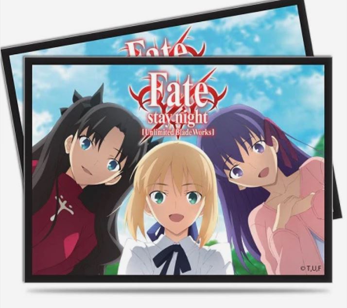 Ultra Pro Fate/stay night: Standard Deck Sleeves – Saber, Rin & Sakura — Card Masters