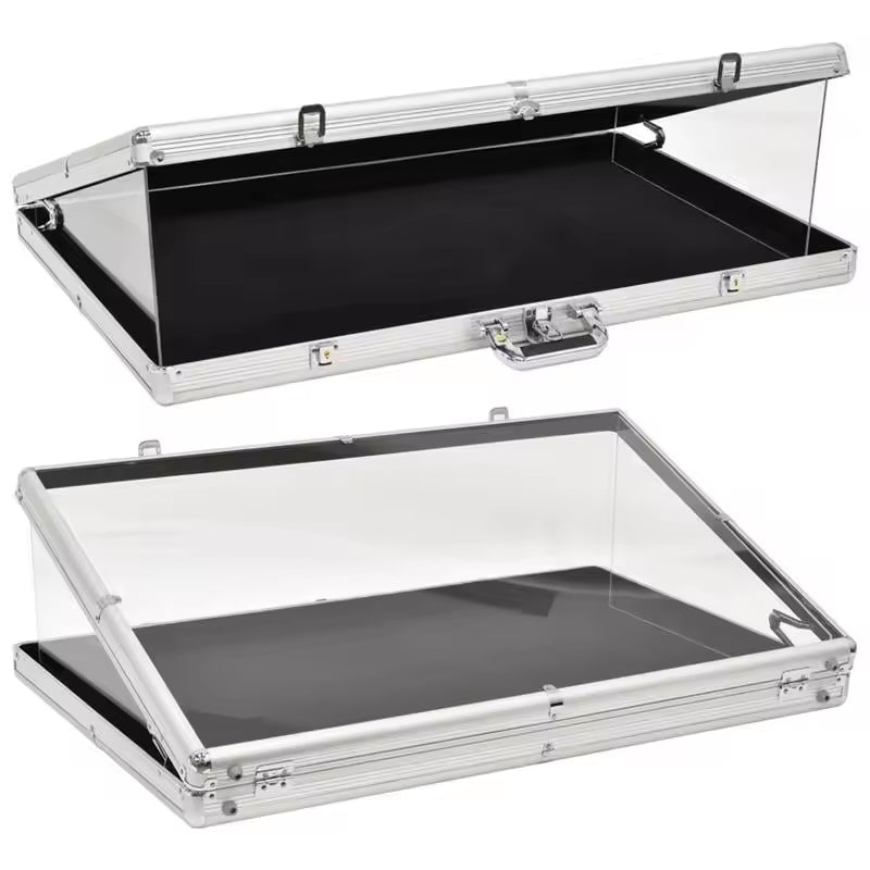 EVORETRO – Aluminium Acrylic Display Showcase – MEDIUM